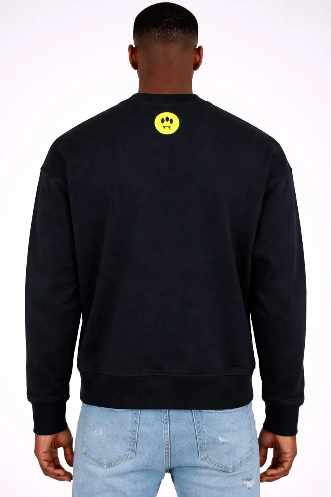 Felpa Uomo con Logo lettering sul Collo