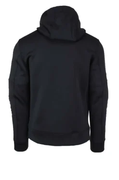 Felpa zip in neoprene con cappuccio