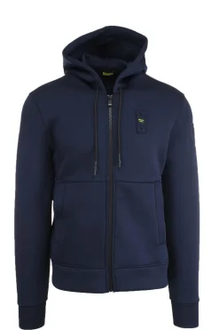 Felpa zip in neoprene con cappuccio COLBY NEOPRENE