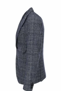 Giacca in lana a quadri