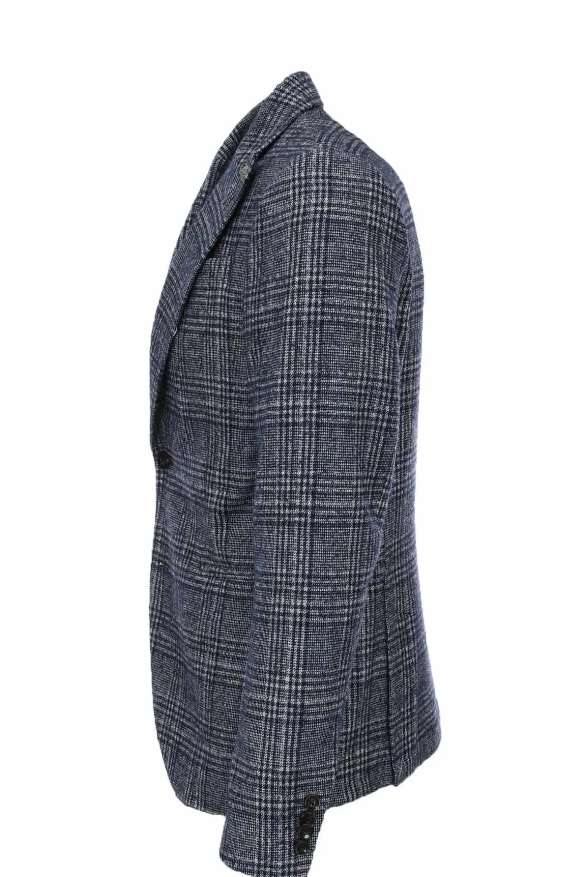 Giacca in lana a quadri