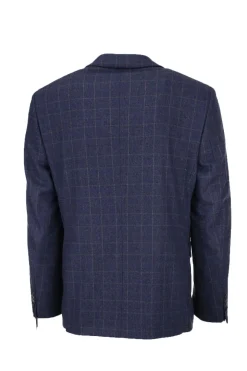 Giacca monopetto a quadri