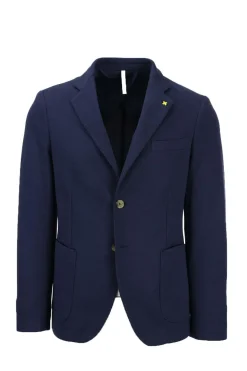 Giacca monopetto in tessuto stretch