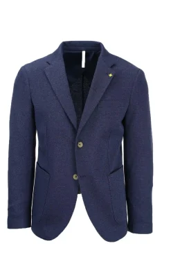 Giacca monopetto in tessuto stretch