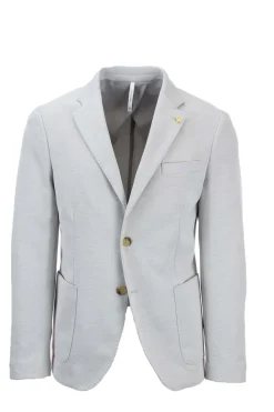 Giacca monopetto in tessuto stretch