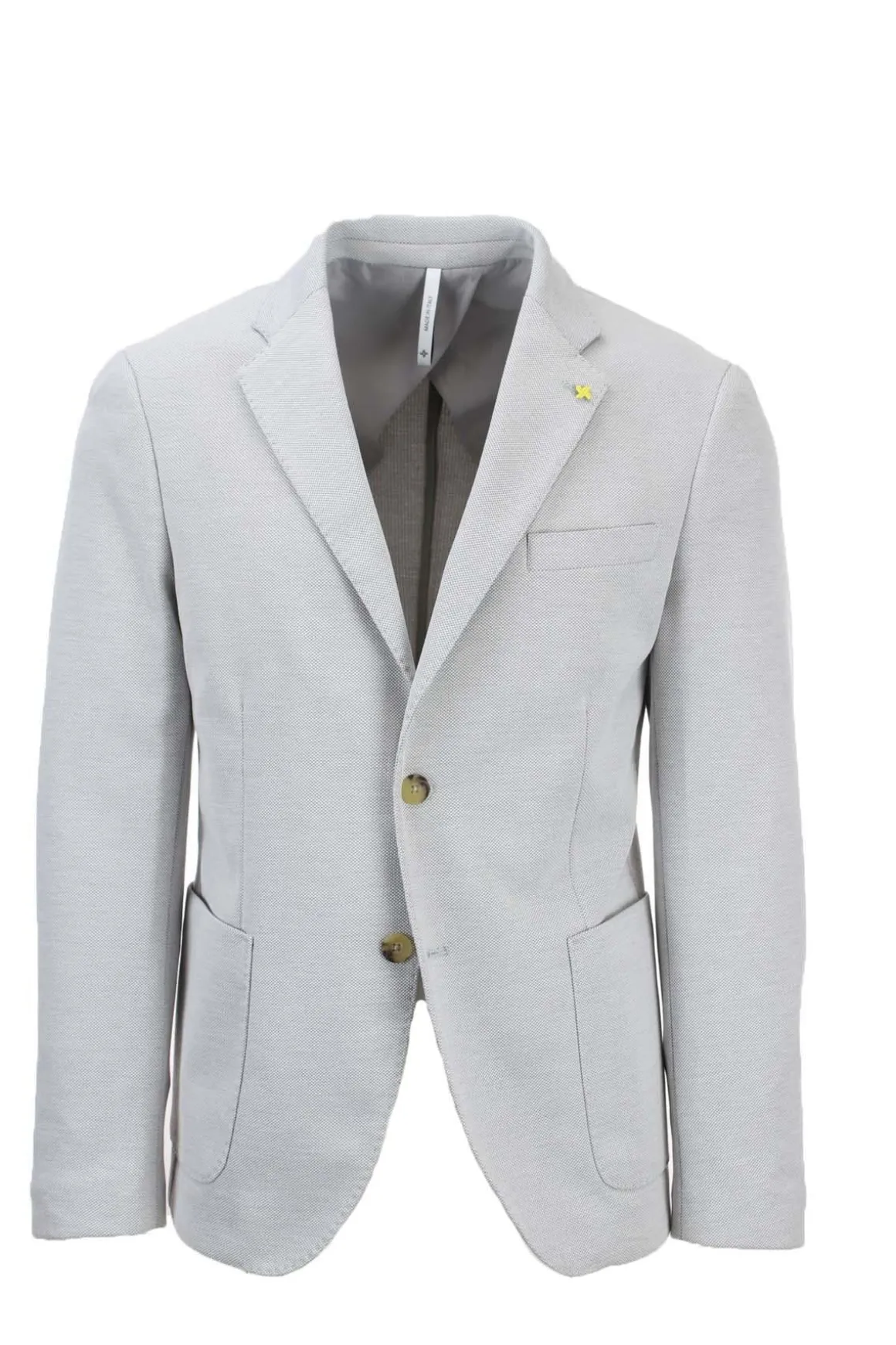 Giacca monopetto in tessuto stretch