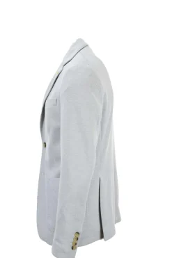 Giacca monopetto in tessuto stretch