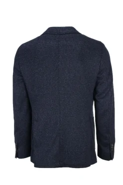 Giacca monopetto lana micro fantasia