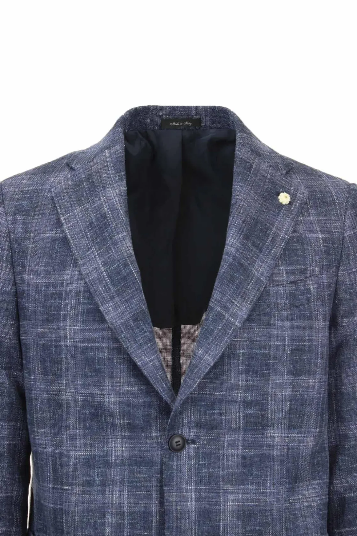 Giacca monopetto quadri