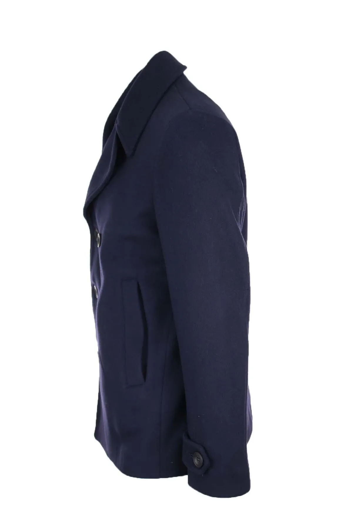 Giacca Peacoat doppiopetto in lana.