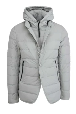 Giacca piumino in tessuto tecnico con pettorina MasterH