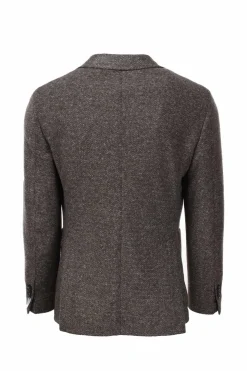 Giacca sfoderata fantasia spigata