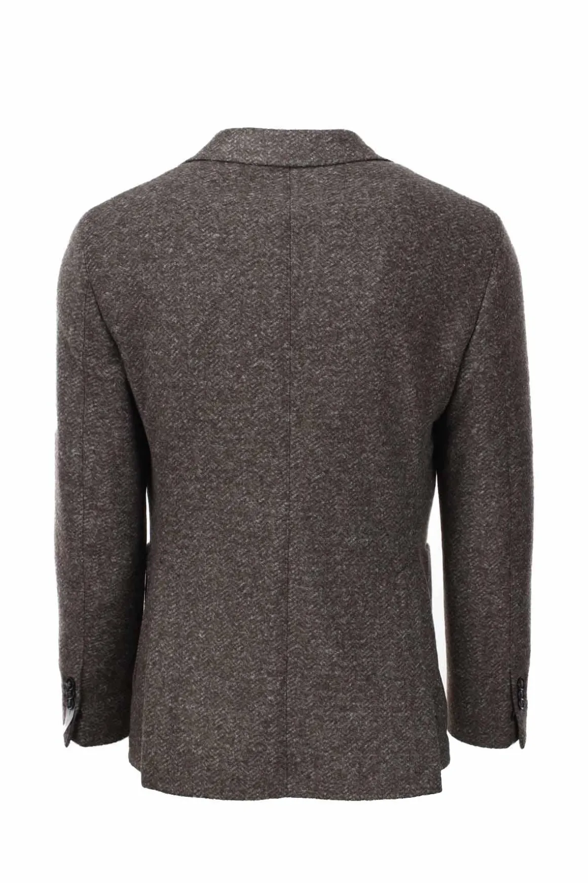 Giacca sfoderata fantasia spigata