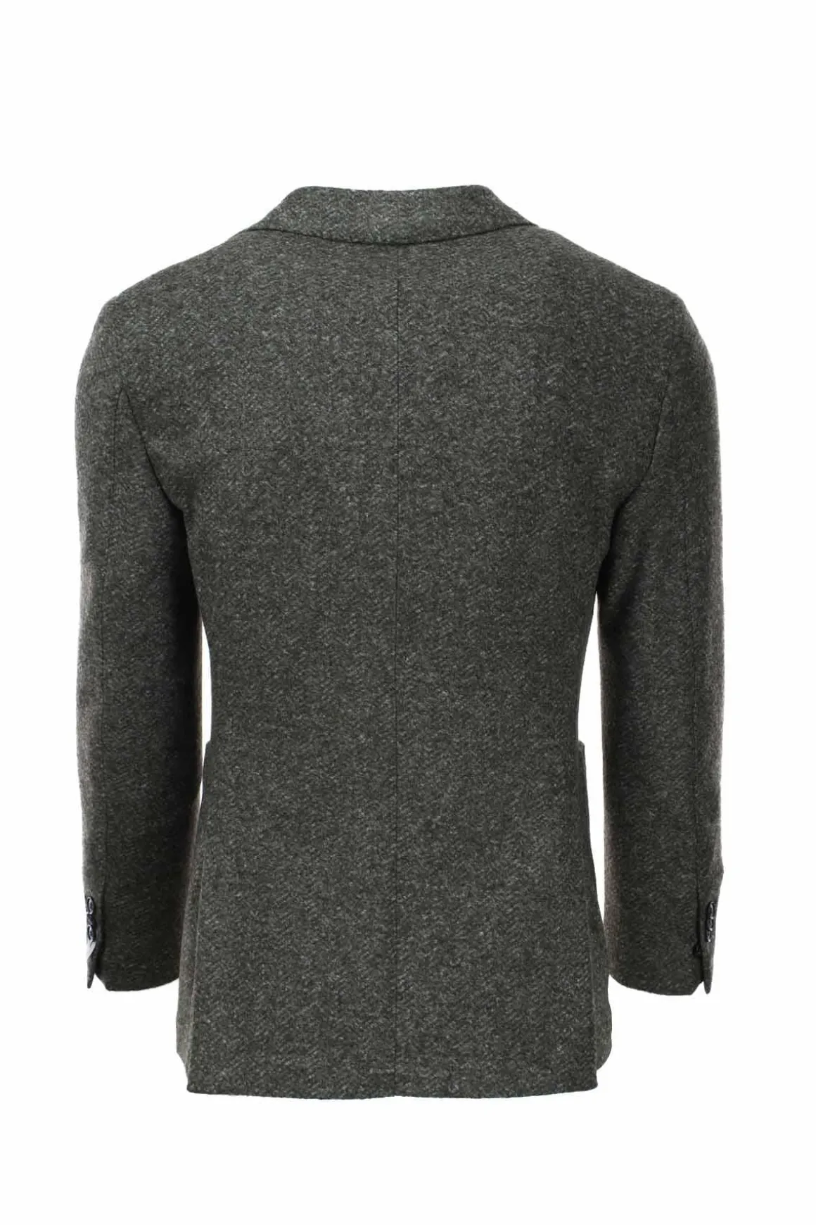 Giacca sfoderata fantasia spigata