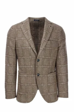 Giacca sfoderata fantasia quadri