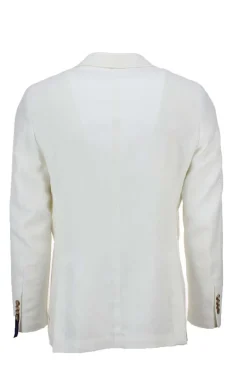 Giacca sfoderata in lino e cotone