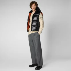 Gilet smanicato con cappuccio Dexter
