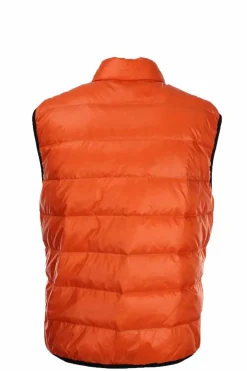 Gilet smanicato impunture orizzontali