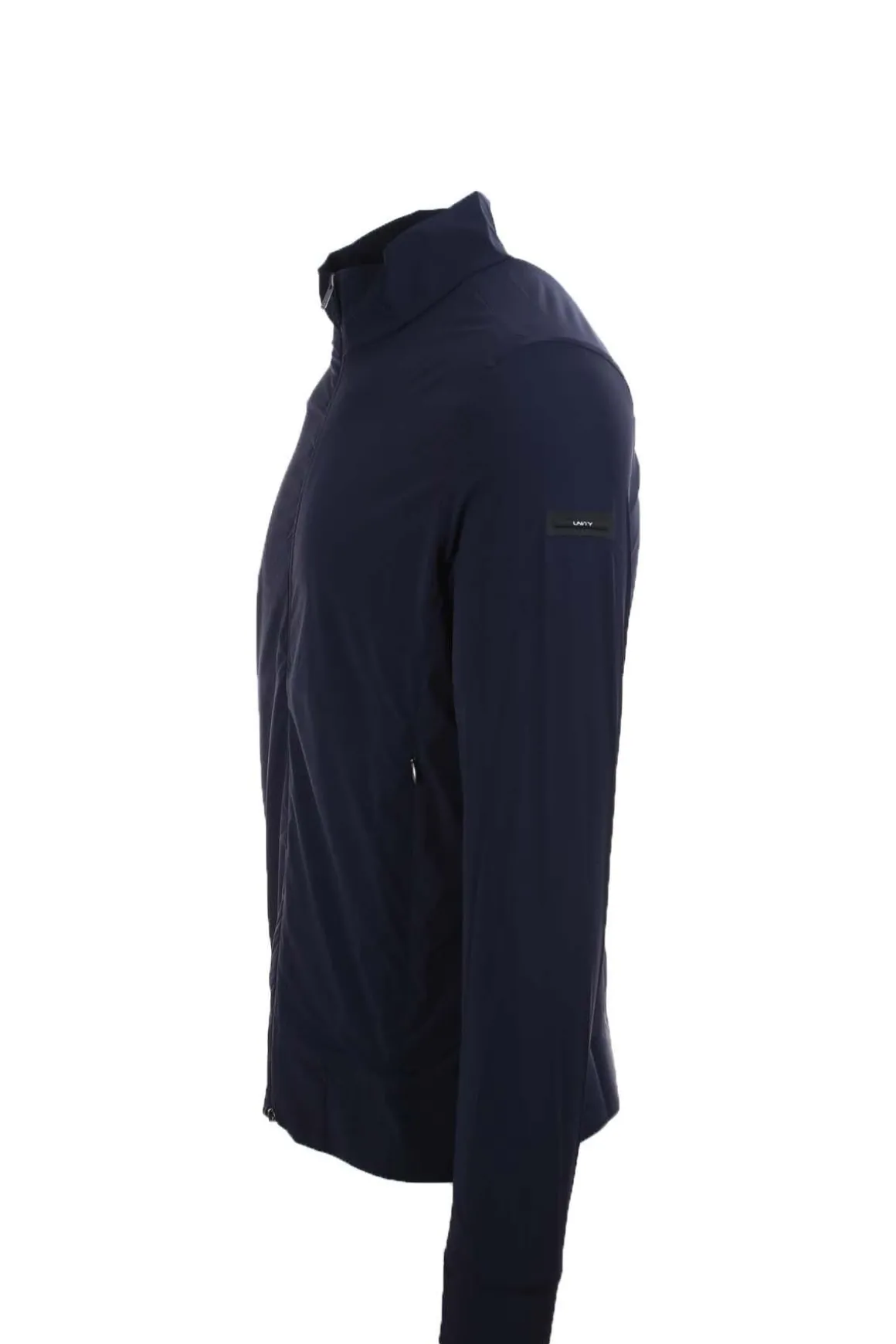 Giubbino Bomber full zip in tessuto tecnico