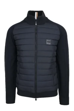 Giubbotto bitessuto con trapunta orizzontale