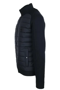 Giubbotto bitessuto con trapunta orizzontale