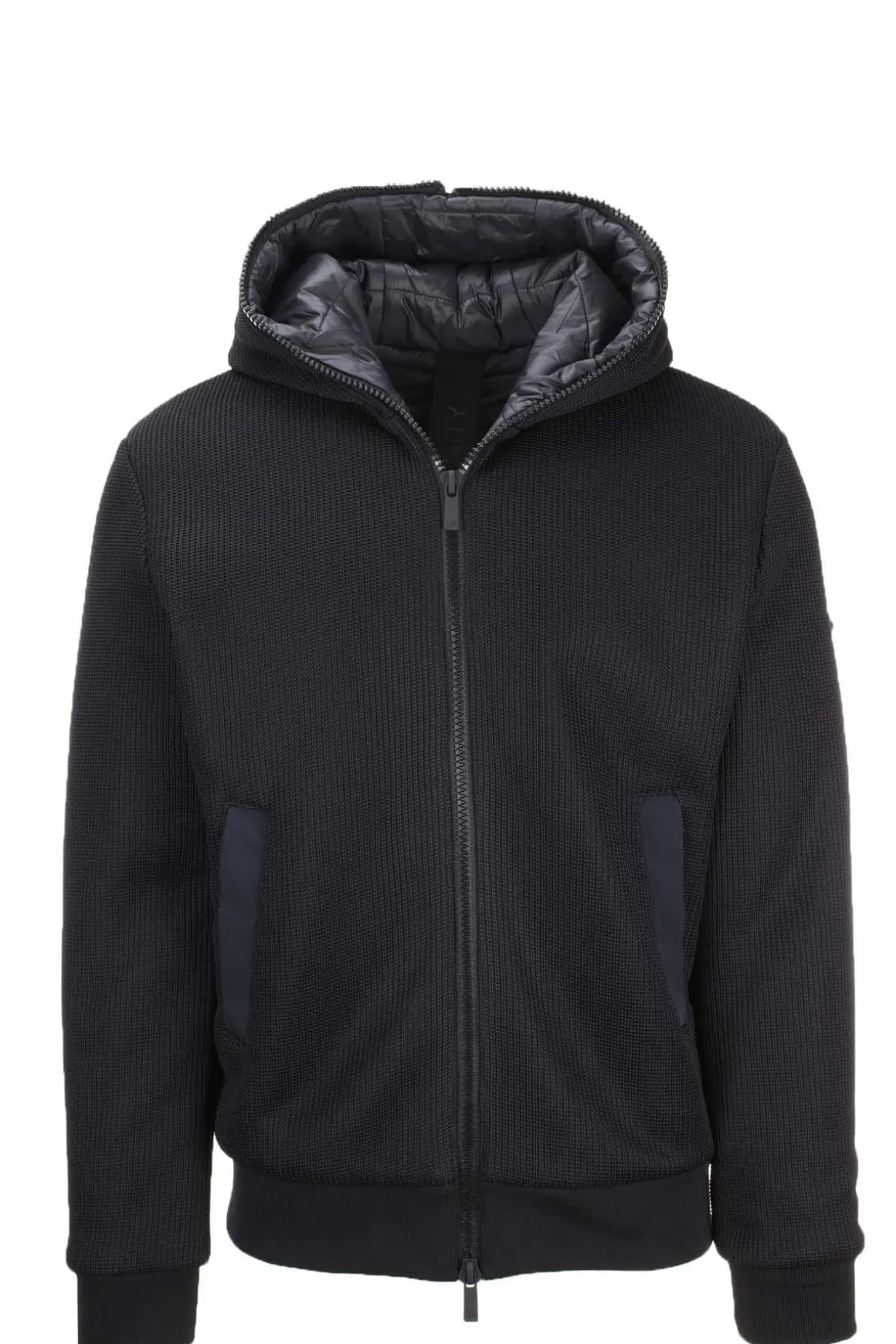 Giubbotto bomber con cappuccio