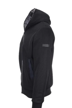 Giubbotto bomber con cappuccio