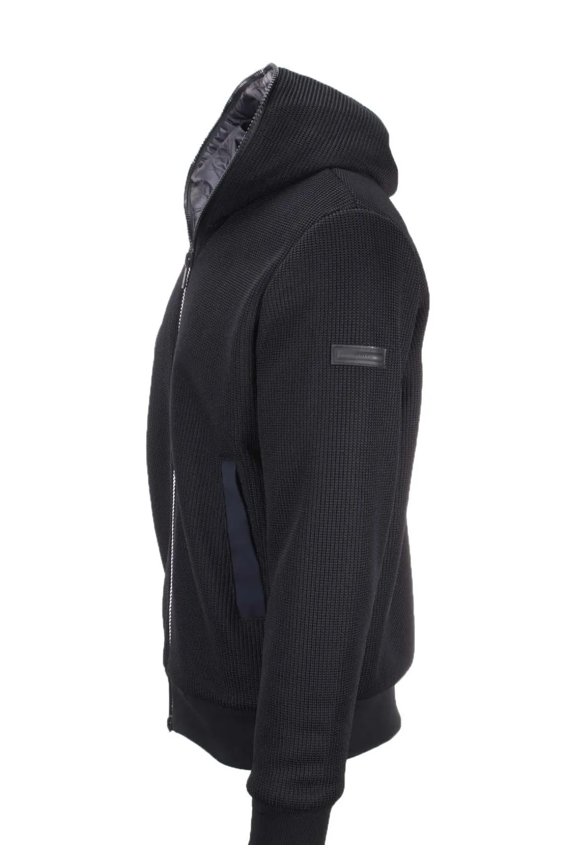 Giubbotto bomber con cappuccio