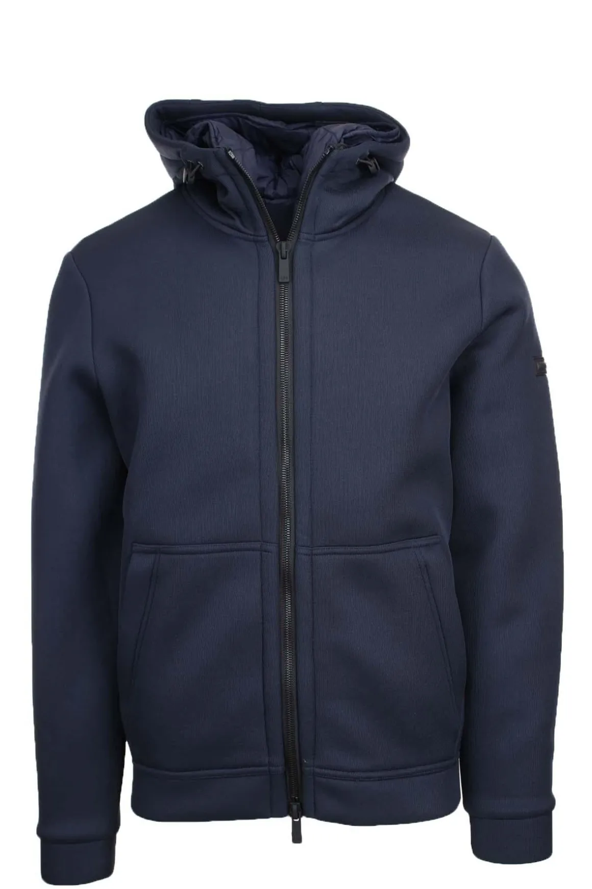 Giubbotto bomber in neoprene con interno staccabile