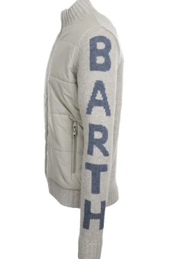 Giubbotto in maglia di lana e nylon imbottito