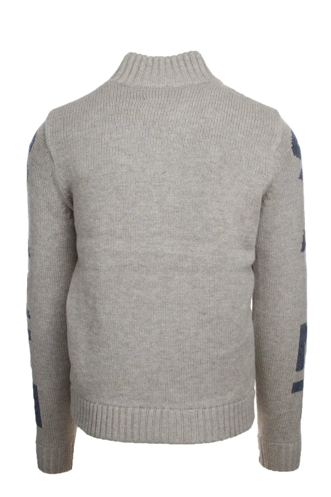 Giubbotto in maglia di lana e nylon imbottito