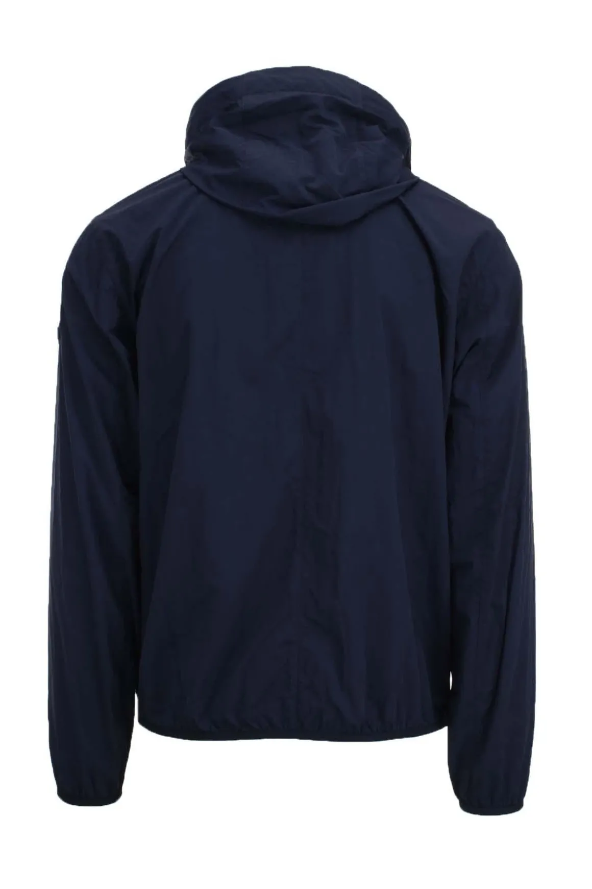 Giubbotto in nylon stropicciato con cappuccio