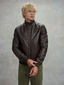 Giubbotto in pelle PETREL