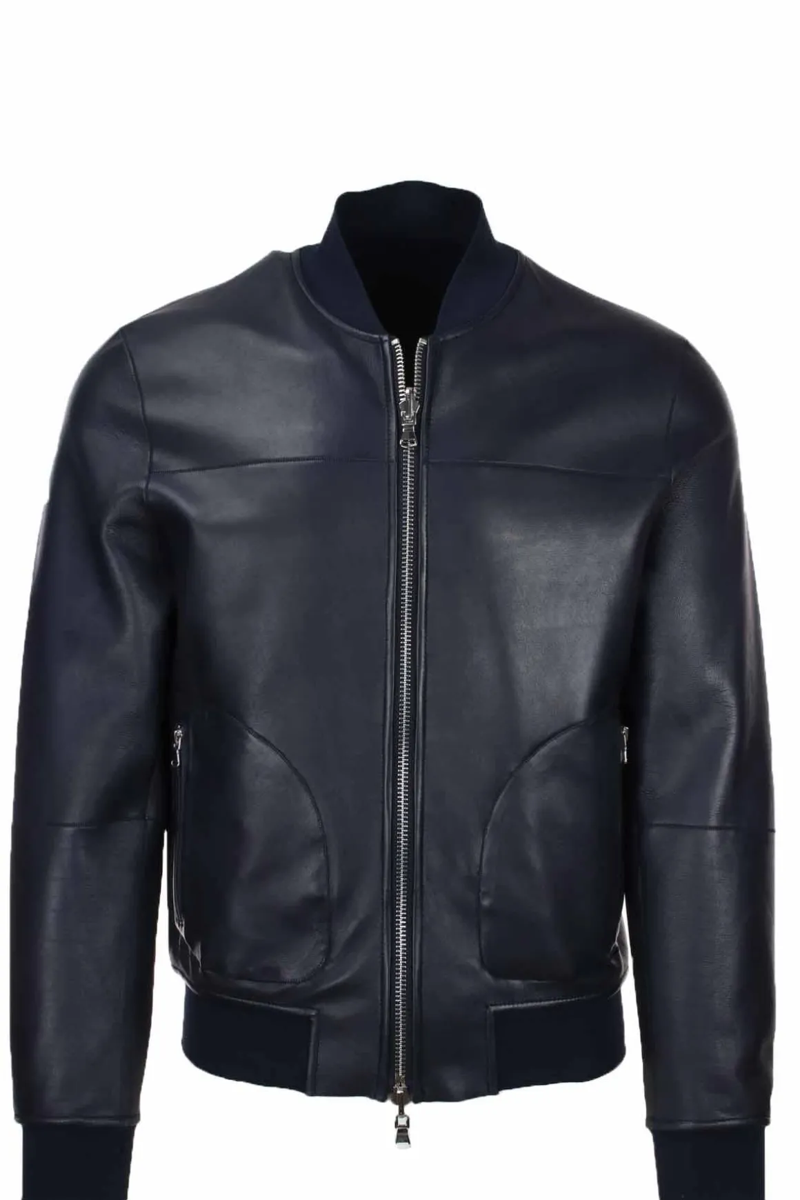 Giubbotto in pelle reversibile