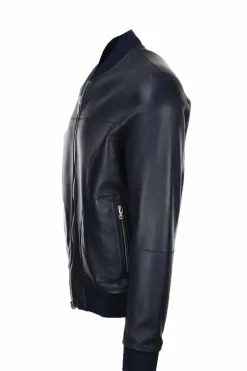 Giubbotto in pelle reversibile