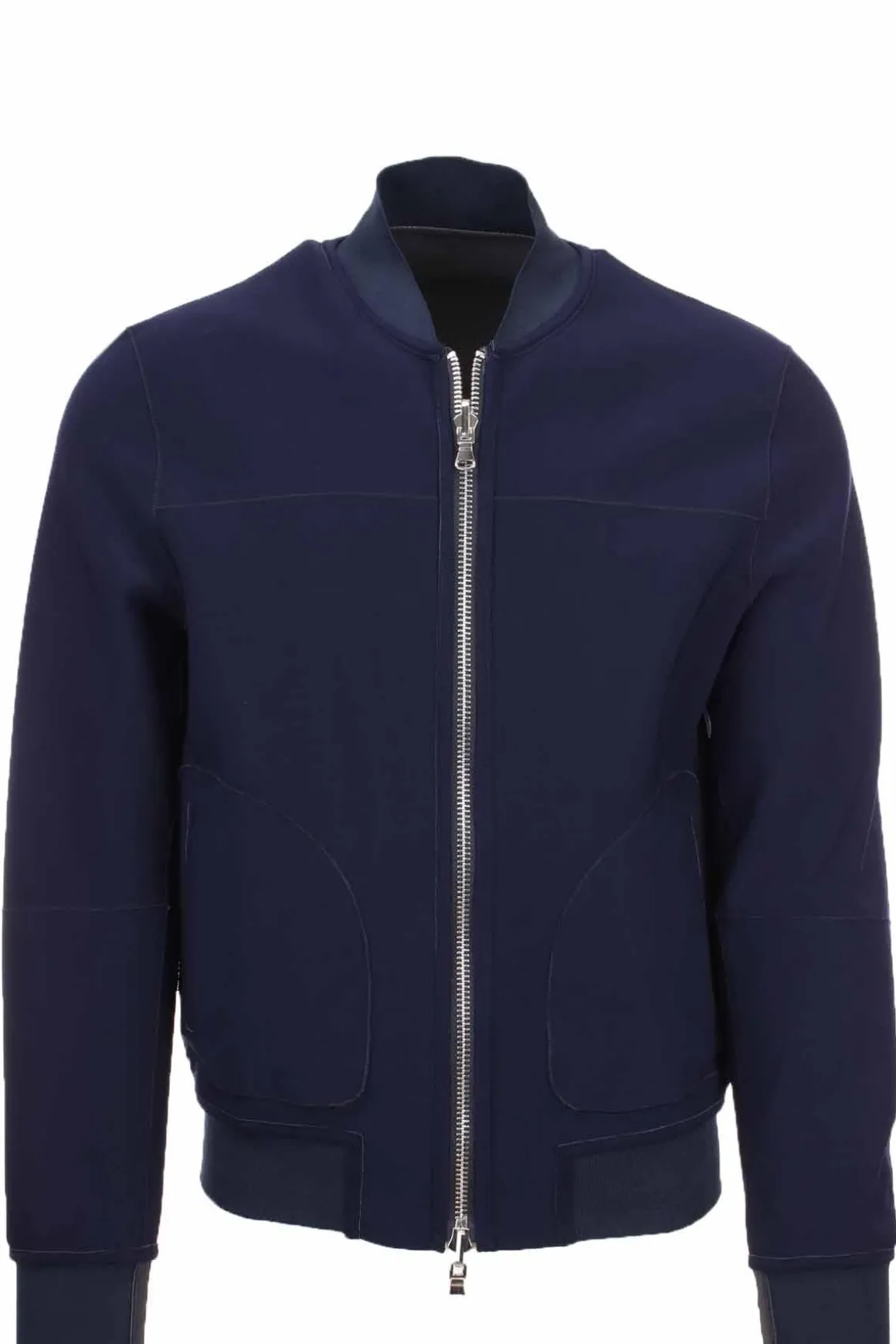 Giubbotto in pelle reversibile