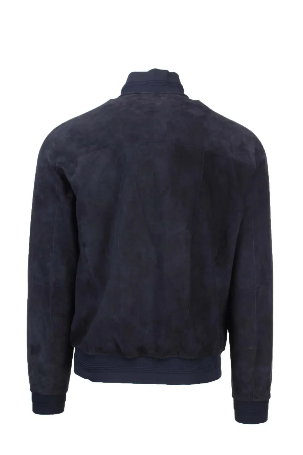 Giubbotto in pelle scamosciata