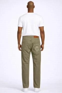 Jeans 5 tasche con stemma Carrot