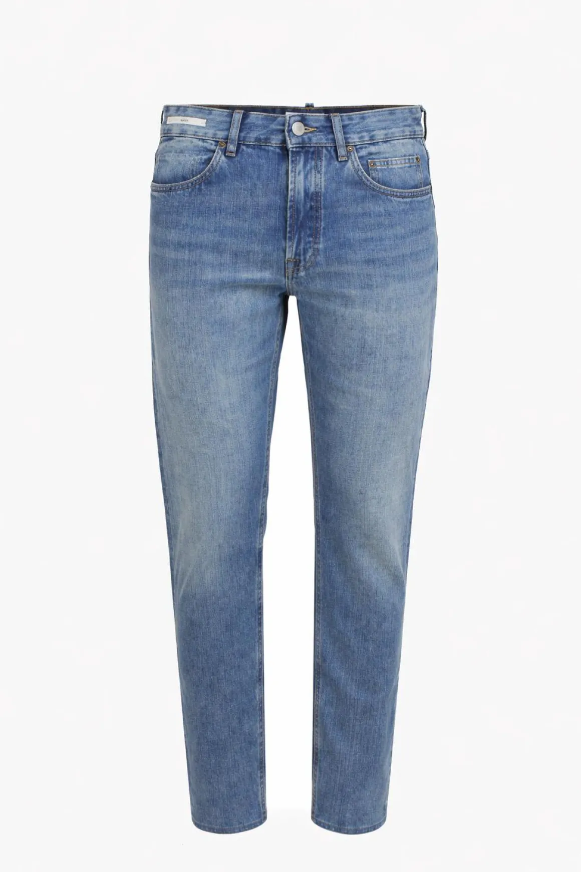 Jeans Uomo 5 Tasche Denim Stretch Used