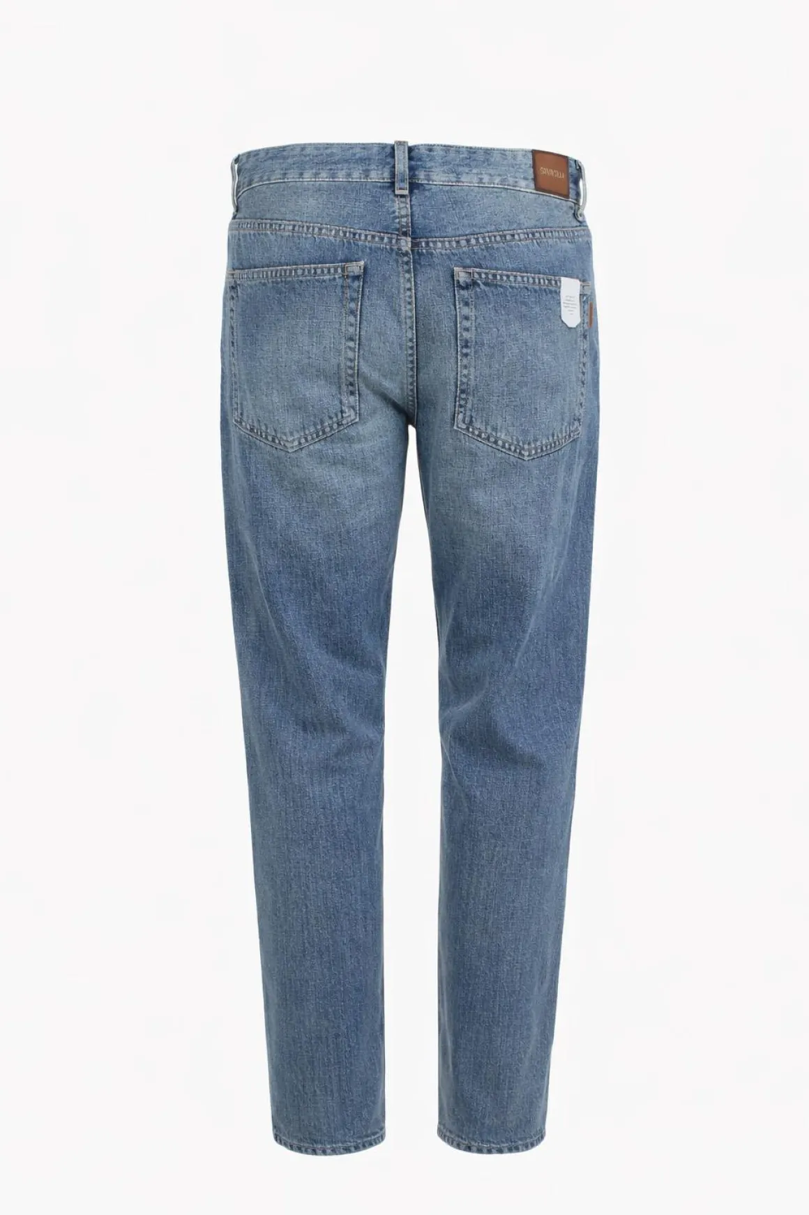 Jeans Uomo 5 Tasche Denim Stretch Used