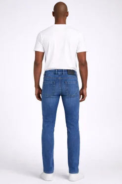 Jeans Uomo 5 Tasche Denim Stretch Slim