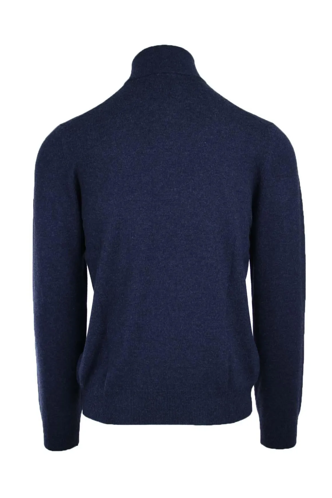 Lupetto zip in lana e cachemire