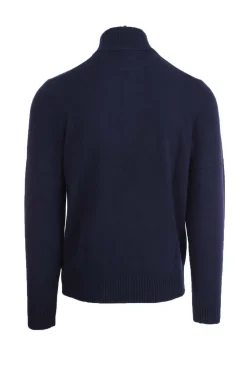 Maglia cardigan collo alto bottoni