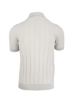 Maglia cardigan con bottoni in filo di cotone