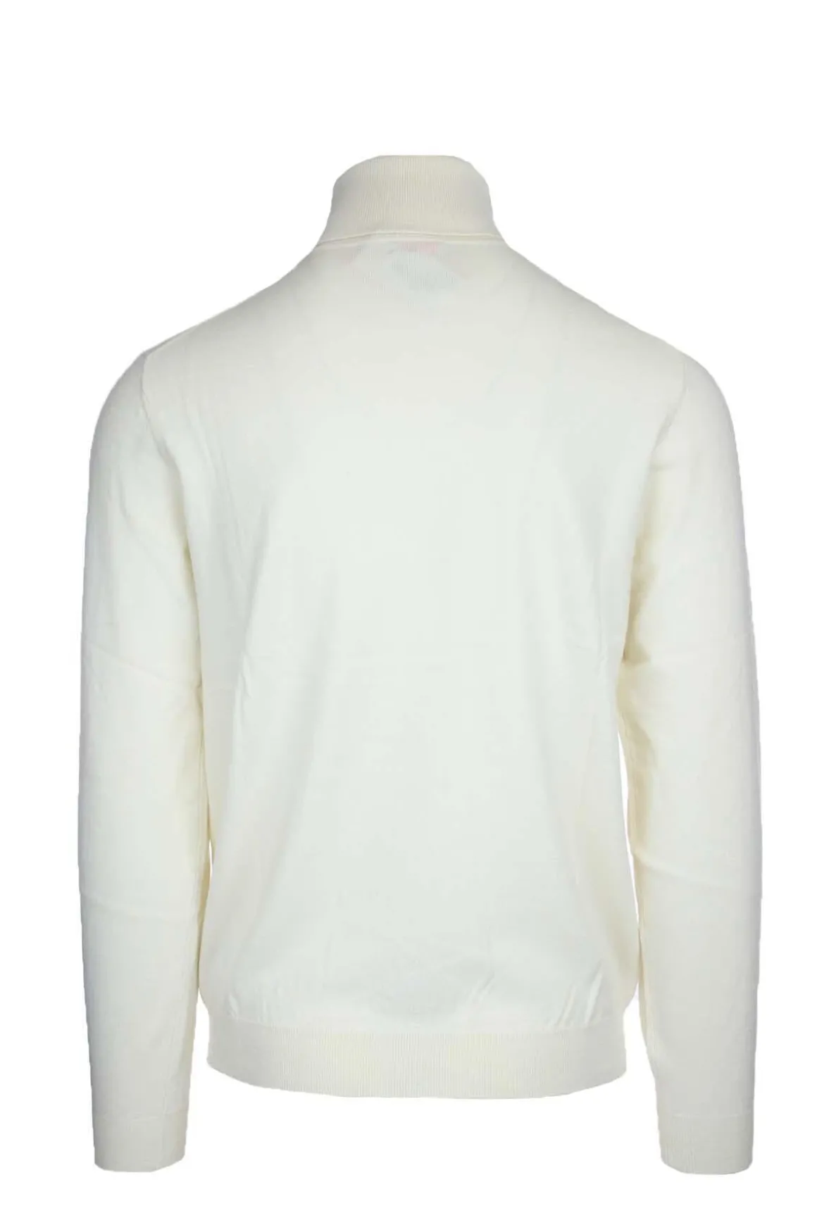 Maglia dolcevita in lana e cotone