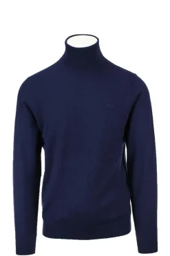 Maglia dolcevita in lana cotone