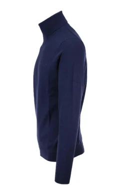 Maglia dolcevita in lana cotone