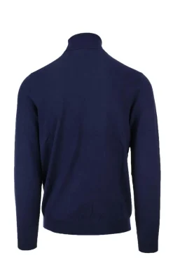 Maglia dolcevita in lana cotone