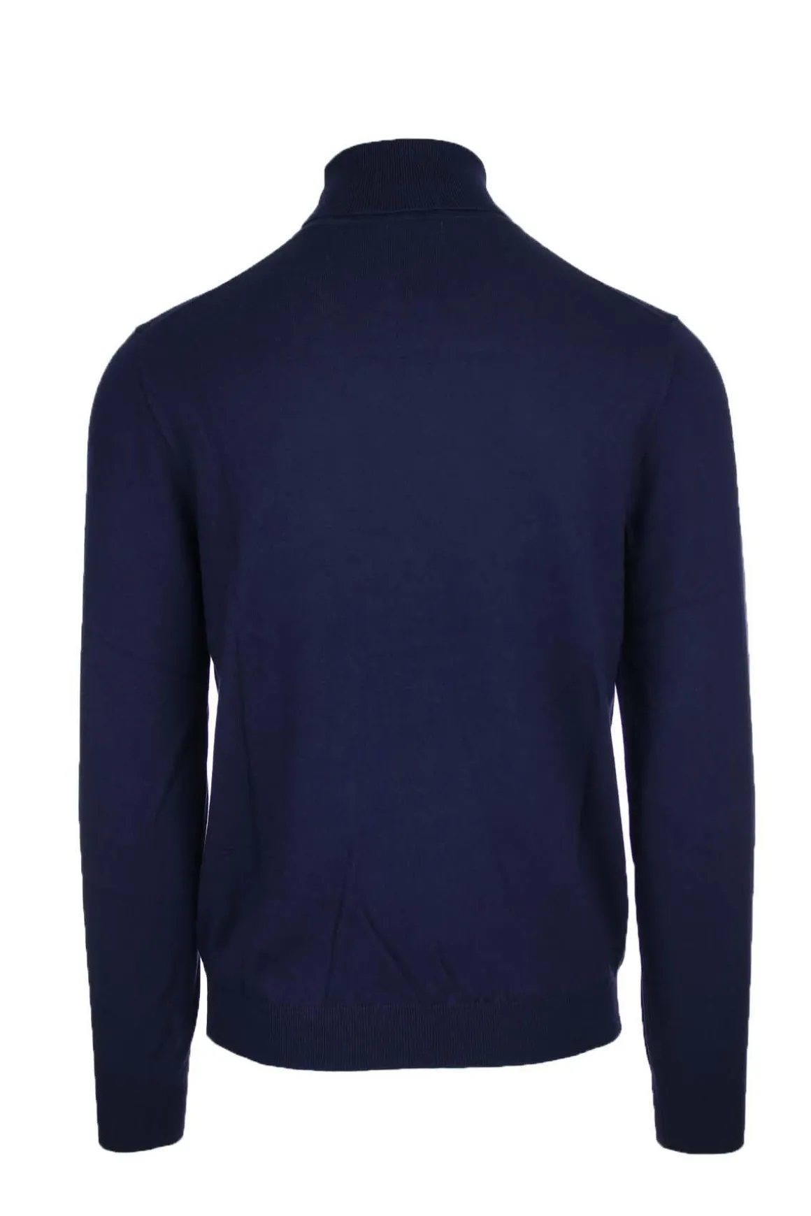 Maglia dolcevita in lana e cotone