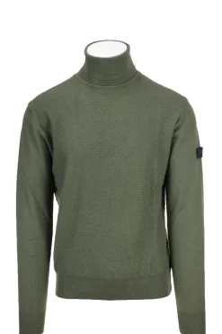 Maglia dolcevita unito con intarsi Otawara